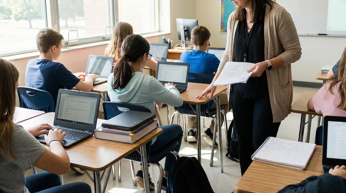 Classrooms Shift From Paper Homework to Digital Platforms