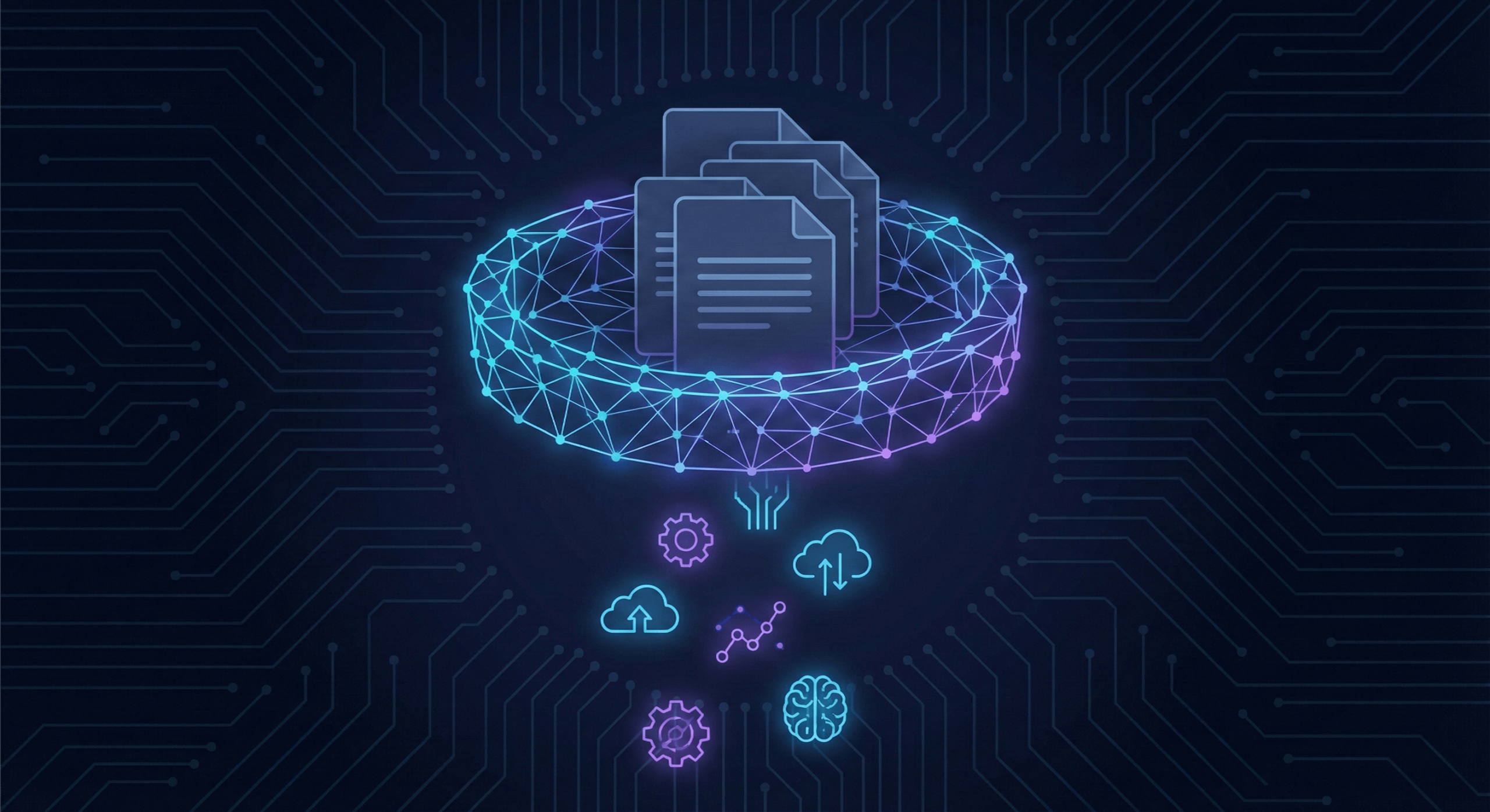 Abstract vector illustration depicting digital student resumes passing through a glowing Applicant Tracking System (ATS) grid, symbolizing the shift to algorithmic hiring in 2026.