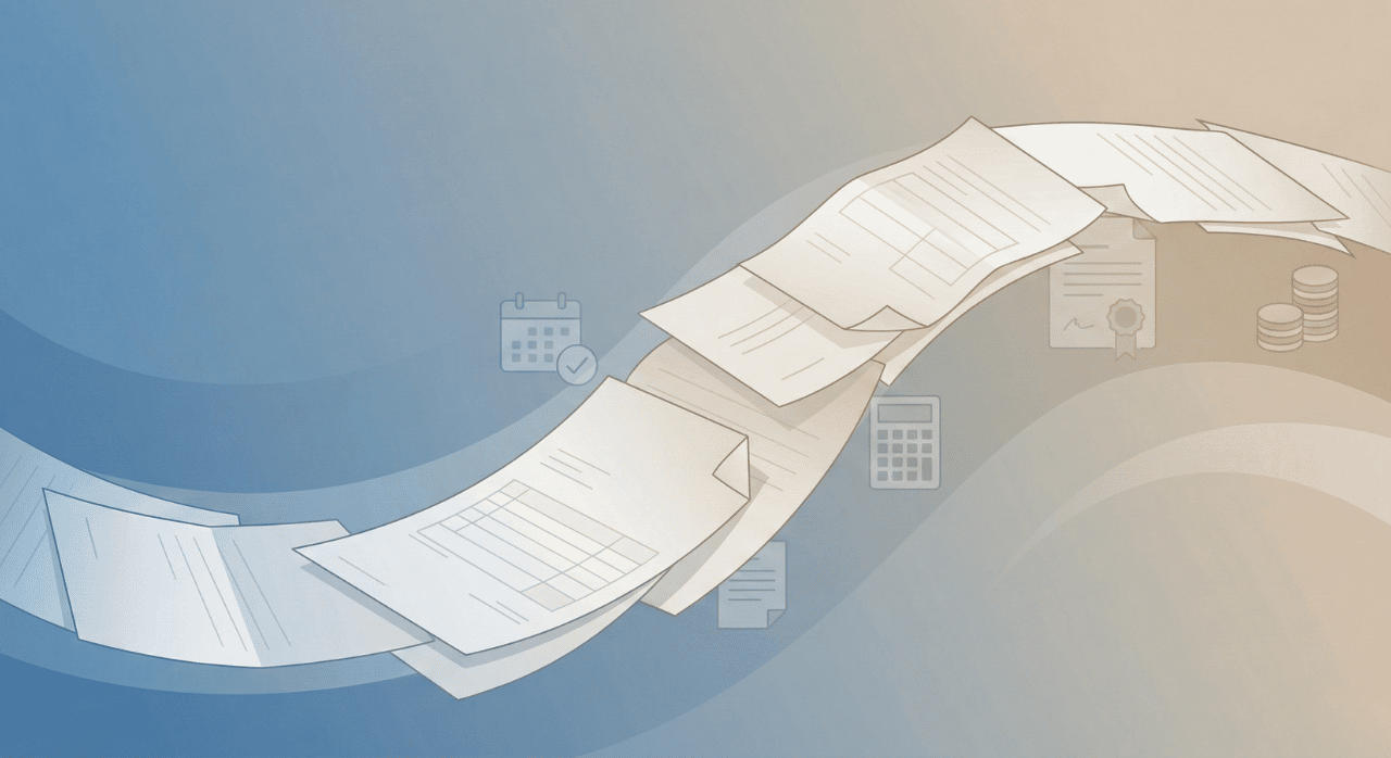 Student loan documents moving through administrative changes as interest policies shift