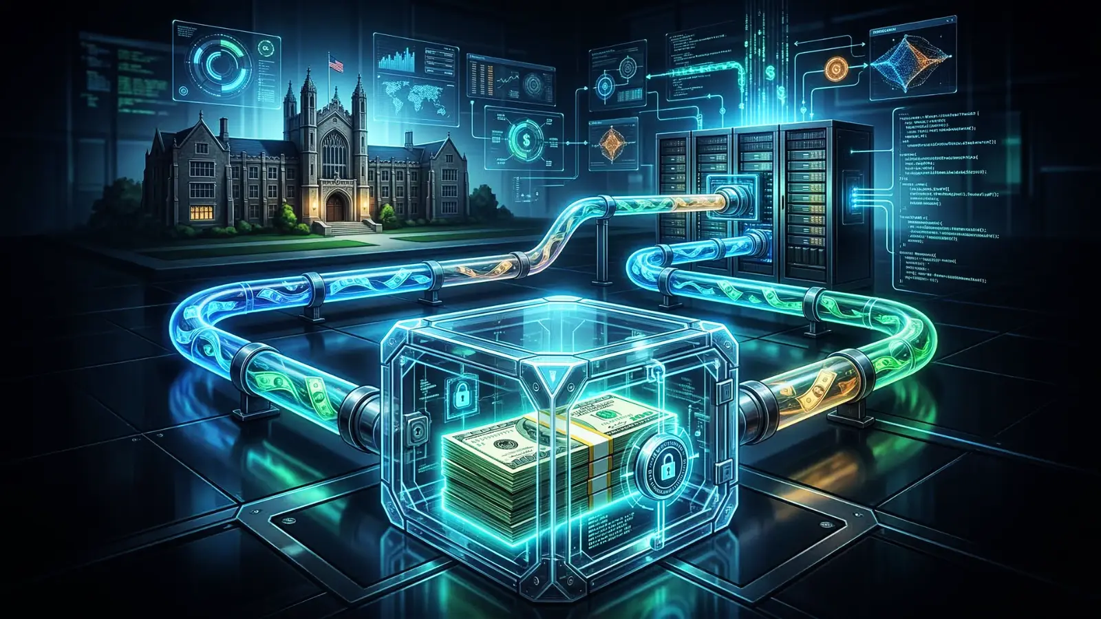 Financial aid refund money locked inside a digital payment pipeline between a university and a third-party processor