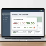 MOHELA IDR approved but payment not updated showing $0 with due date warning