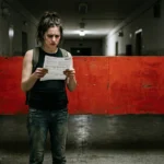 Student holding a bill and facing a barrier after high student loan payment